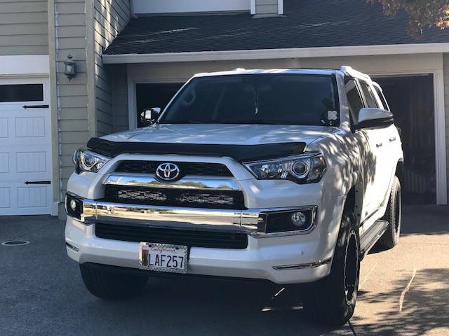 Cali Raised Hidden Grille Led Light Bar Brackets Kit For 4Runner (2014-2024)