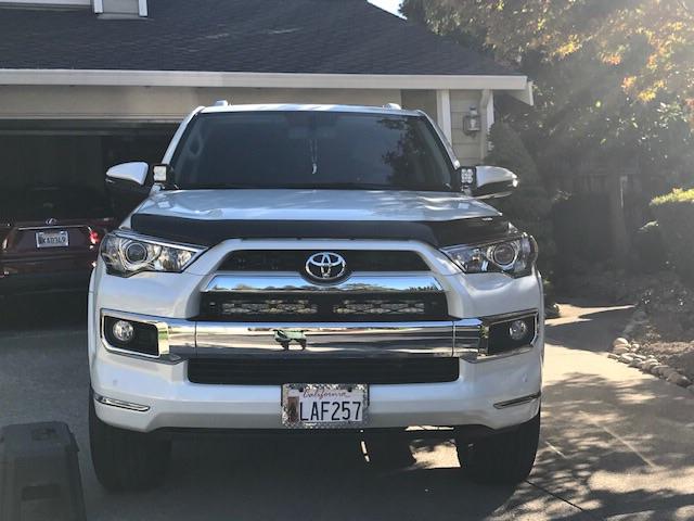 Cali Raised Hidden Grille Led Light Bar Brackets Kit For 4Runner (2014-2024)