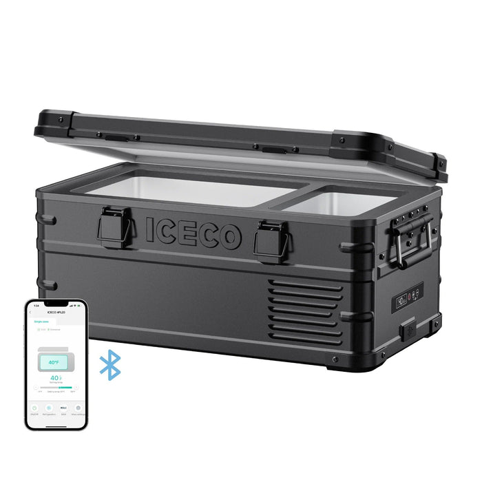 ICECO APL20 Light Duty Aluminum Black Freezer Single Zone 20 LT