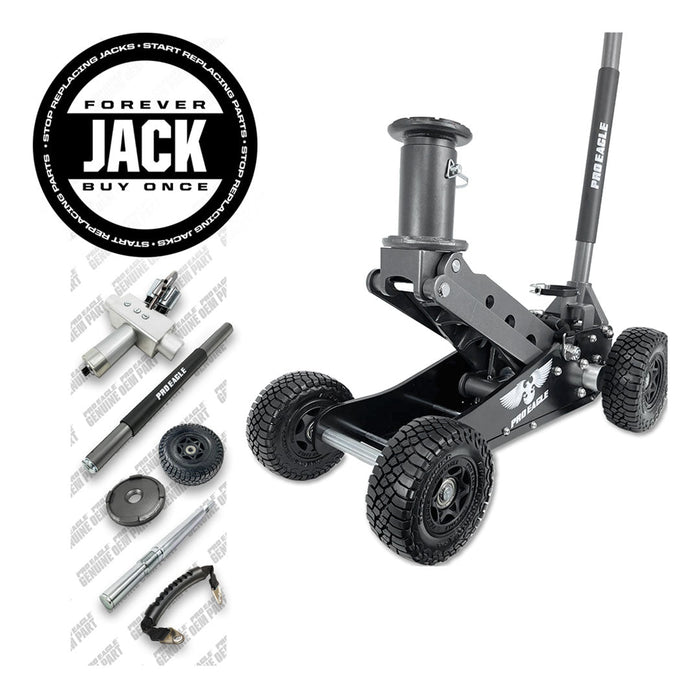 Pro Eagle 2 Ton Big Wheel Off Road Jack "The Beast"