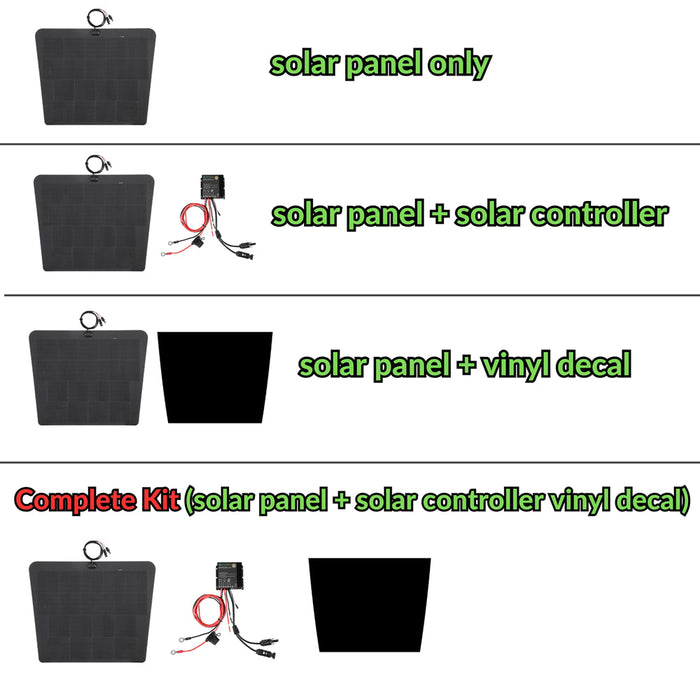 LensunSolar 100W Hood Flexible Solar Panel For 4Runner (2025-Current)