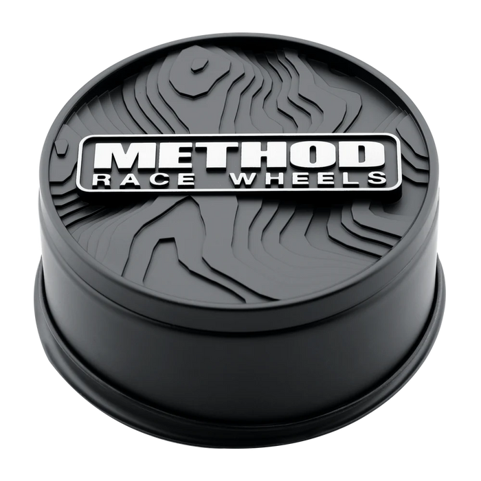 Method Race Wheels Center Cap - Topo Push Through Black