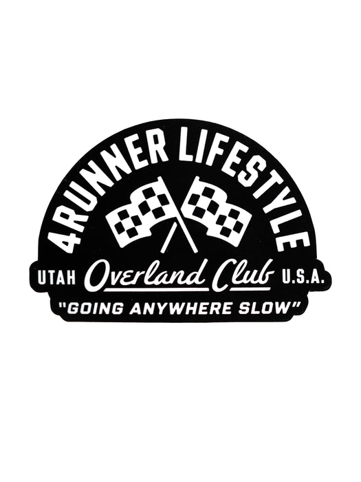 4Runner Lifestyle Overland Club Sticker