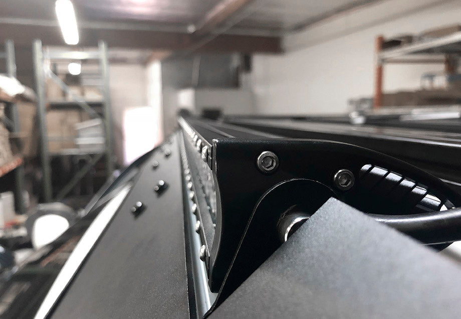 Cali Raised 40" Cut-Out Prinsu Roof Rack Slim LED Light Bar Bracket Kit