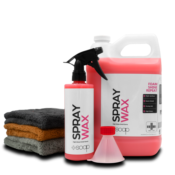 Plus Soap Spray Wax Bundle