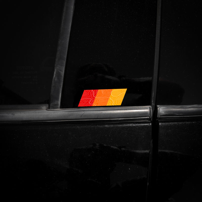 Vinyl Garage B Pillar Three Stripe Decal