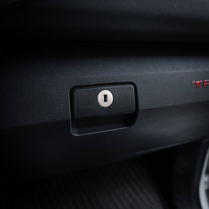 Vinyl Garage Glove Box Keyhole Cover