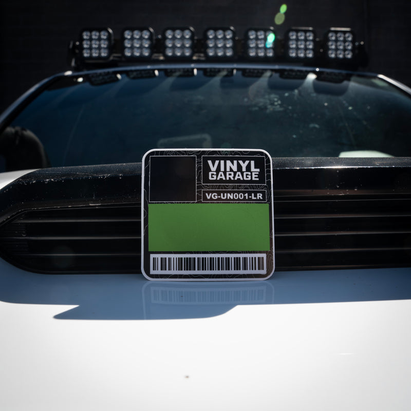 Vinyl Garage Glove Box Keyhole Cover (4th Gen & 6th Gen 4Runner)