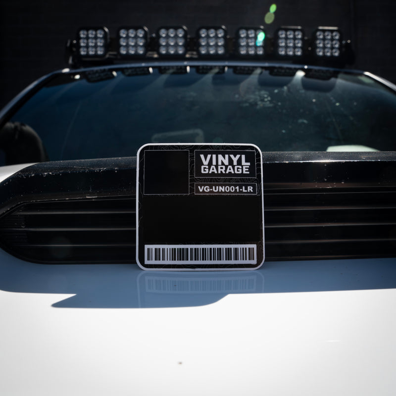 Vinyl Garage Glove Box Keyhole Cover (4th Gen & 6th Gen 4Runner)