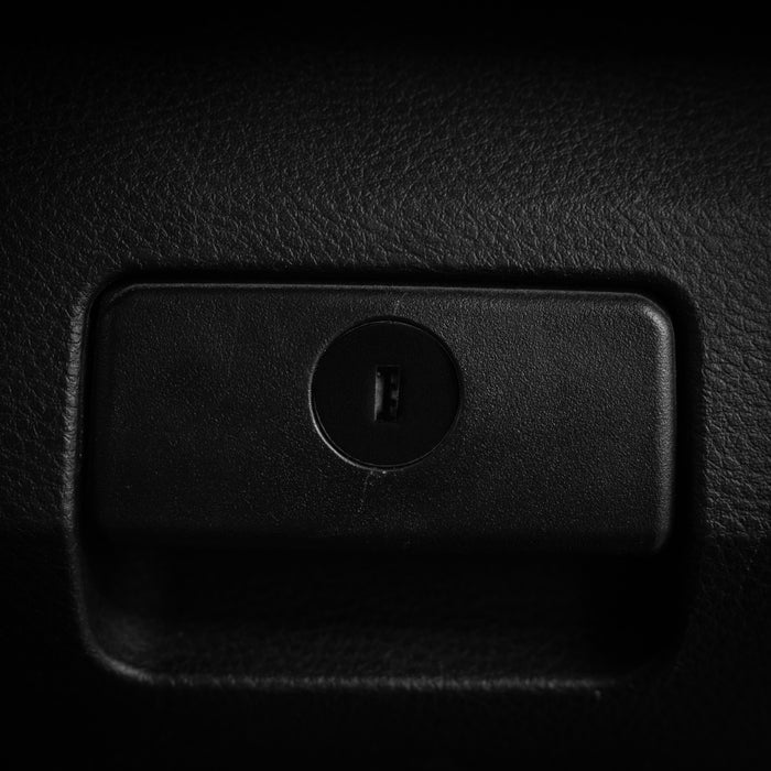 Vinyl Garage Glove Box Keyhole Cover