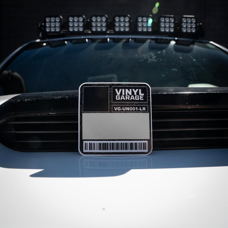 Vinyl Garage Glove Box Keyhole Cover (4th Gen & 6th Gen 4Runner)
