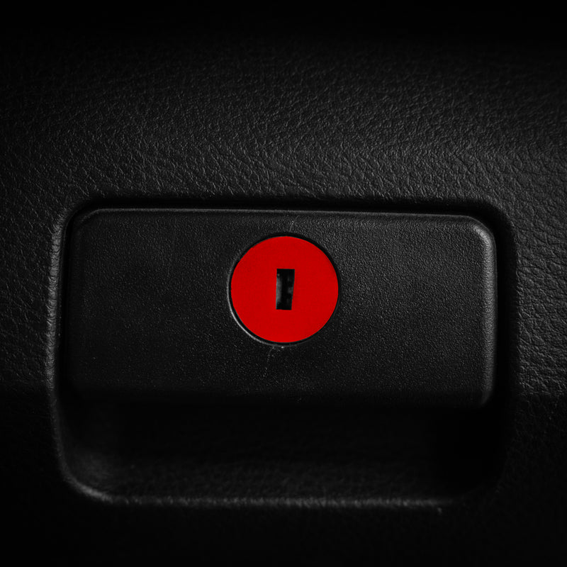 Vinyl Garage Glove Box Keyhole Cover (4th Gen & 6th Gen 4Runner)