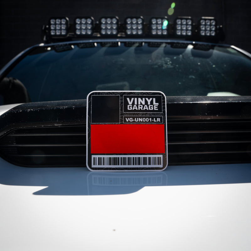 Vinyl Garage Glove Box Keyhole Cover (4th Gen & 6th Gen 4Runner)