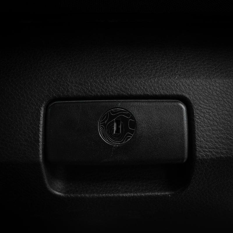 Vinyl Garage Glove Box Keyhole Cover (4th Gen & 6th Gen 4Runner)