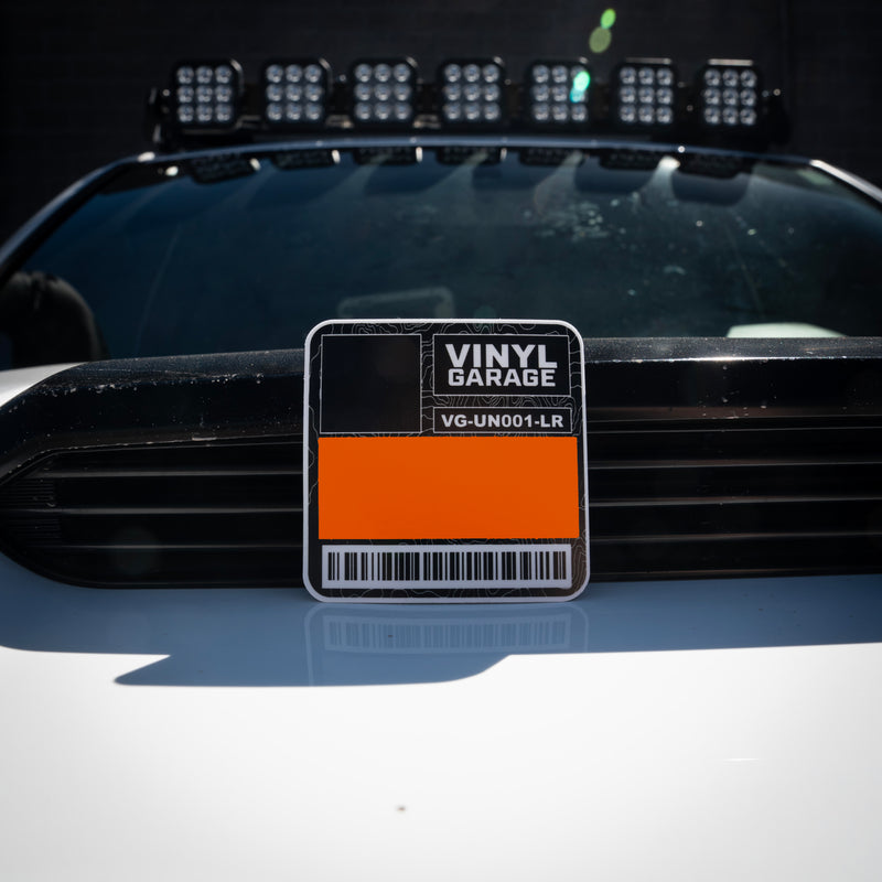 Vinyl Garage Glove Box Keyhole Cover (4th Gen & 6th Gen 4Runner)
