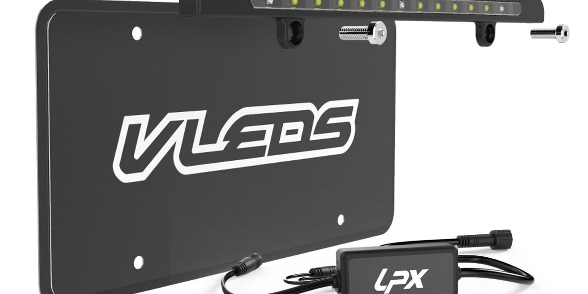 Look リフター　ディスタンスプレート　1mm 純正　ルック　14枚セット VLEDS LP-X License Plate Light Bar 2000LM — 4Runner Lifestyle