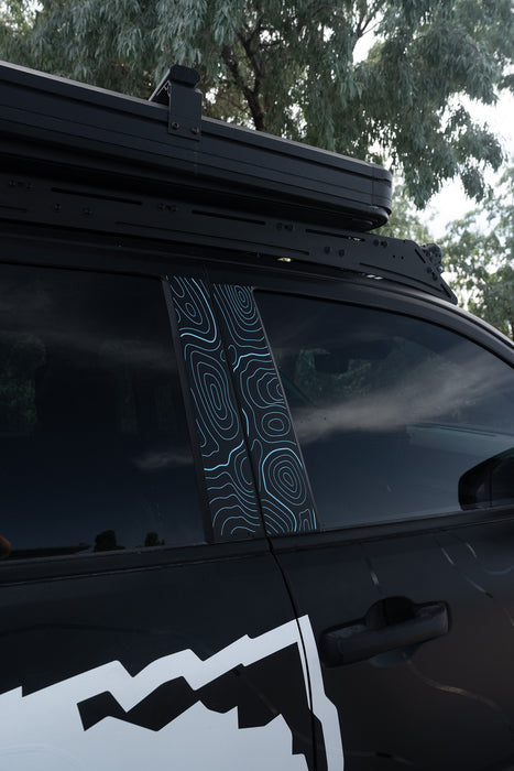 Vinyl Garage Topo B Pillar Decals For 4Runner (2025-Current)