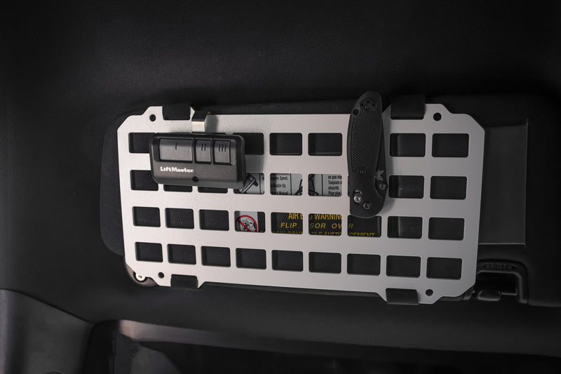 Tactical Sun Visor Molle Panel