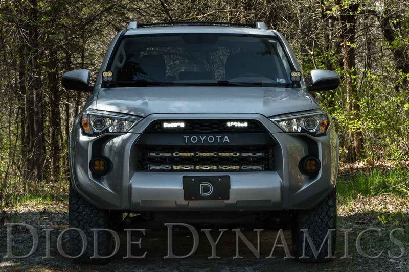 Diode Dynamics Stage Series Upper Grille Hidden Light Bar Kit For 4Runner (2014-2024)