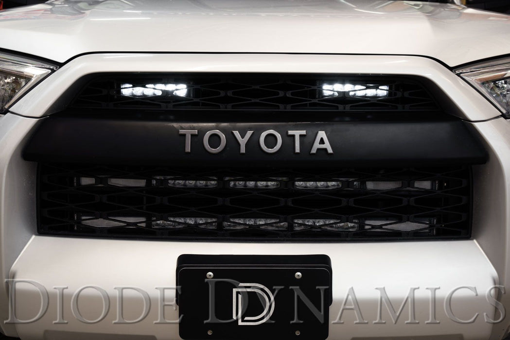 Diode Dynamics Stage Series Upper Grille Hidden Light Bar Kit For 4Runner (2014-2024)