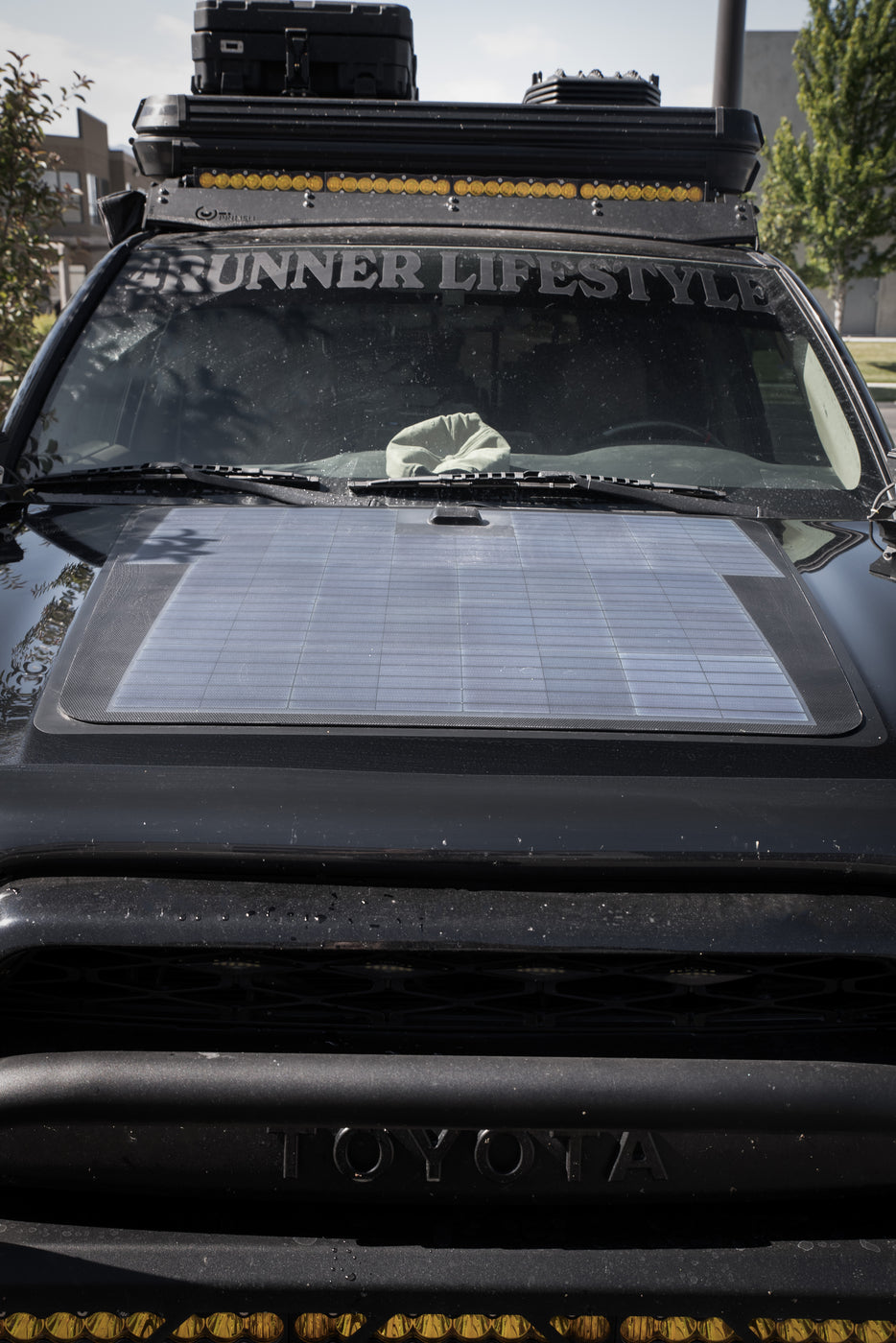 Lensun Solar 100W 12V Car Hood Solar Panel For 4Runner (20032024