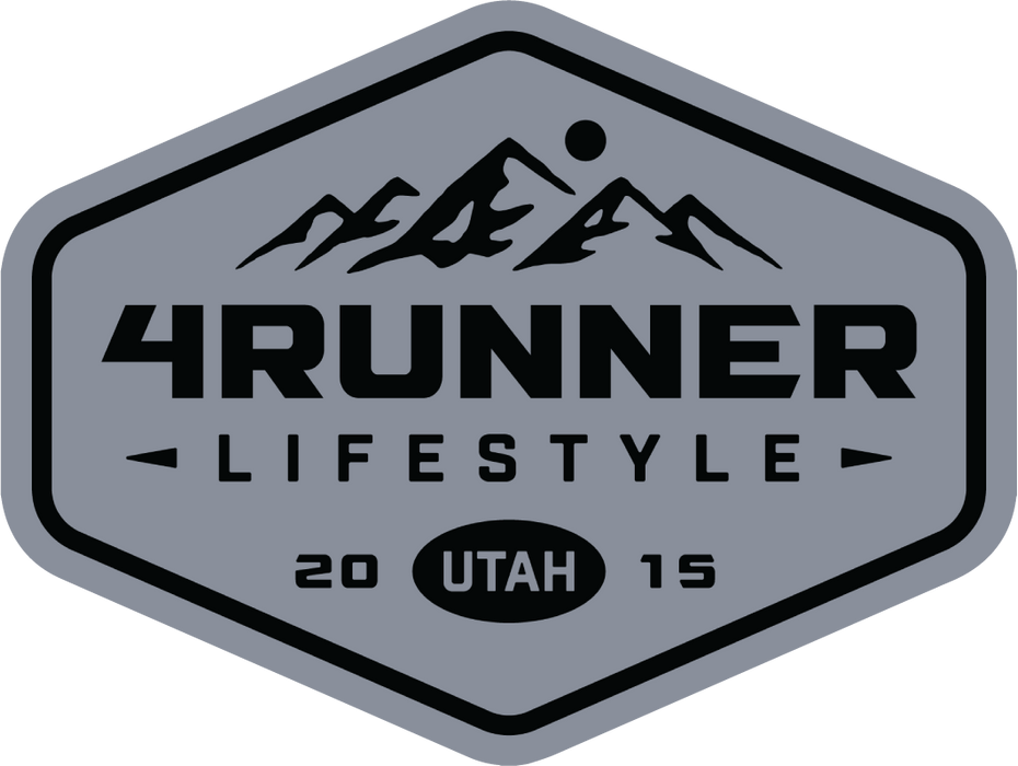 4Runner Lifestyle Cement Mountain Badge Sticker