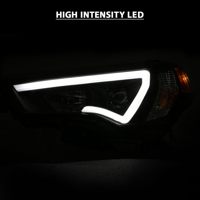 Anzo Projector Light Bar Style Black Headlights For 4Runner (2014-2024)