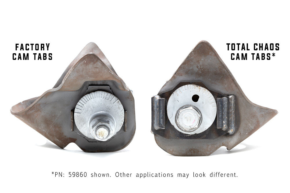 Total Chaos Fabrication Lower Control Arm Cam Tab Gussets For 4Runner (2010-2024)