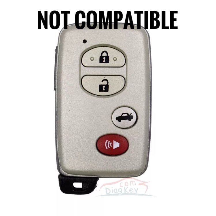AJT Design Injection Key Fob For 4Runner (2010-2019)