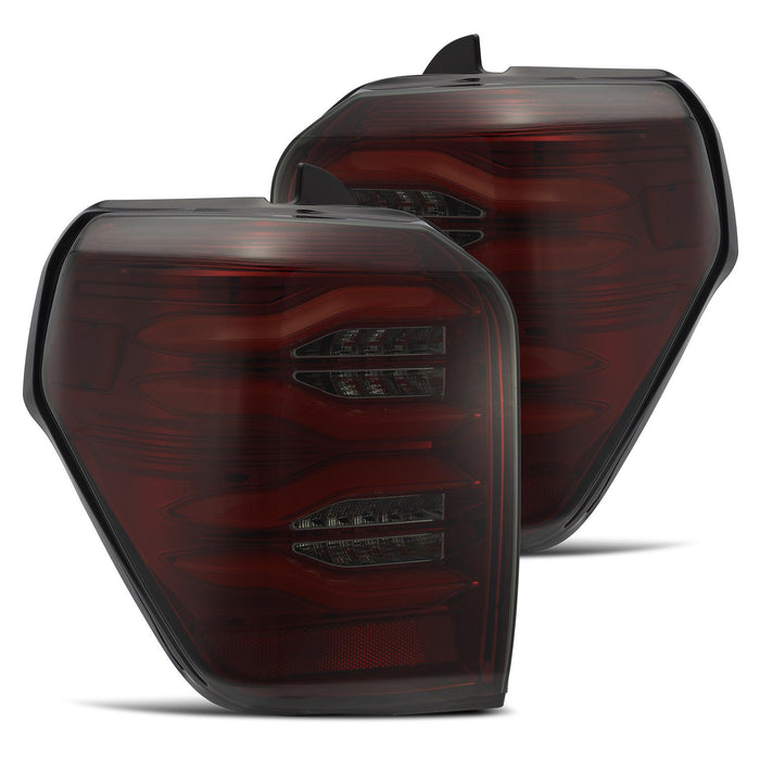 AlphaRex PRO-Series Smoked Red LED Tail Lights For 4Runner (2010-2024)
