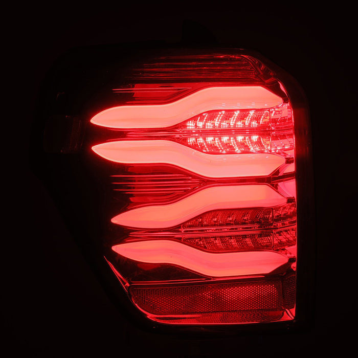 AlphaRex PRO-Series Smoked Red LED Tail Lights For 4Runner (2010-2024)