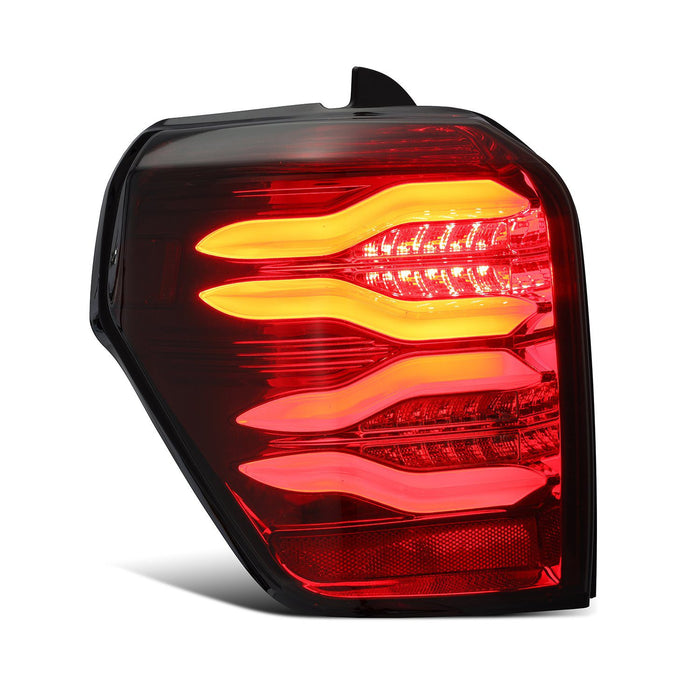 AlphaRex Pro Series Smoked Red LED Tail Lights For 4Runner (2010-2024)