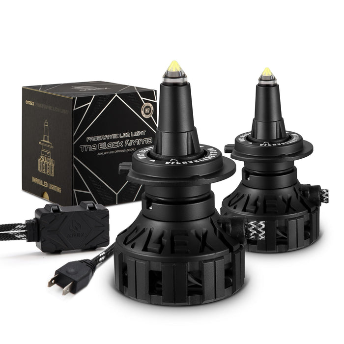 AlphaRex Black Ammo Panoramic LED Light Bulbs