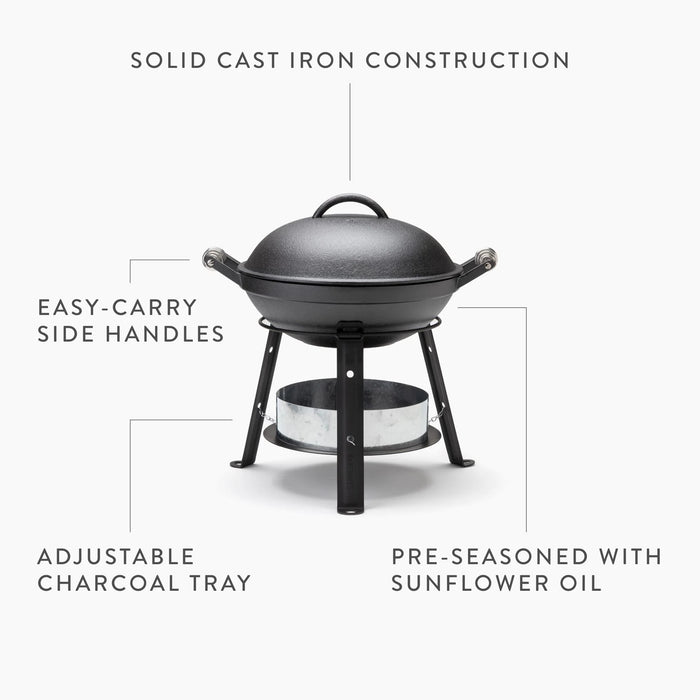 Barebones All-In-One Cast Iron Grill