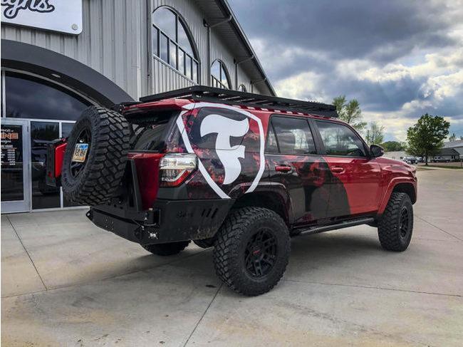 C4 Fabrication Overland Series Rear Bumper For 4Runner (2010-2024)