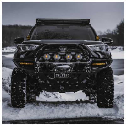 Body Armor Hiline Front Winch Bumper For 4Runner (2014-2024)