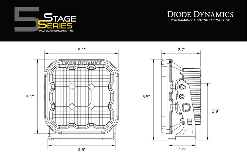 Diode Dynamics SS5 Pro LED Pods