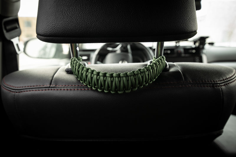 Paracord Headrest Grab Handles