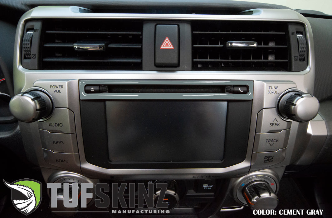 Tufskinz Upper Radio Display Accent Trim For 4Runner (2014-2024)