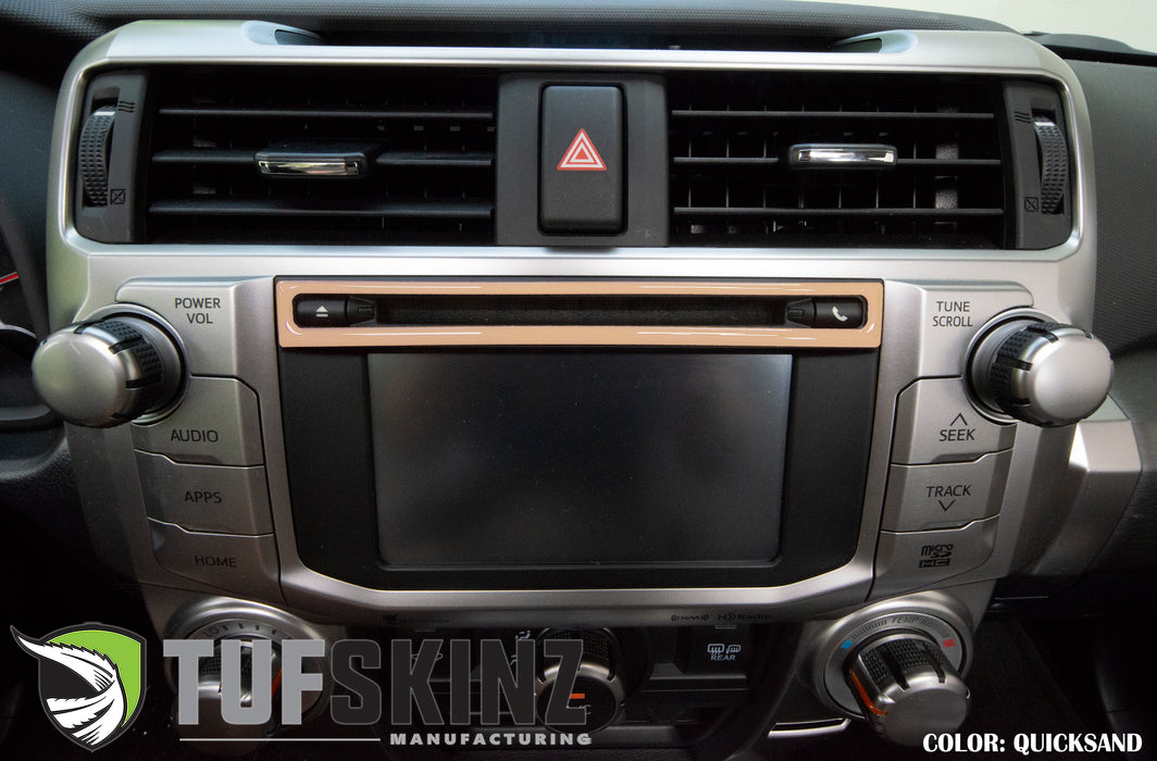 Tufskinz Upper Radio Display Accent Trim For 4Runner (2014-2024)