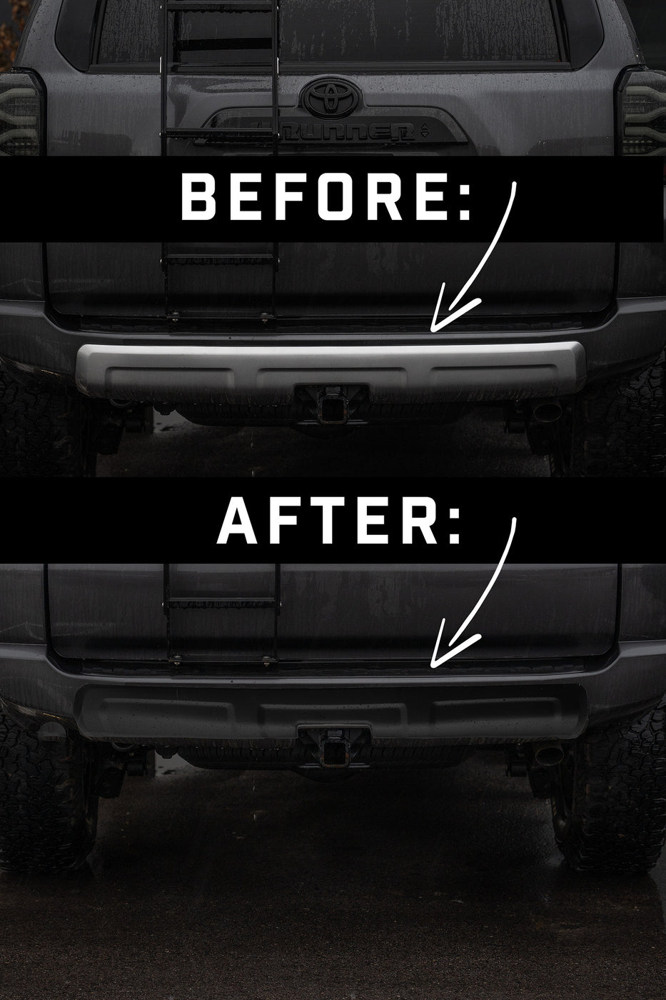 Valence Rear Black Lower Valance Front/Rear Replacement For 4Runner (2014-2024 ...