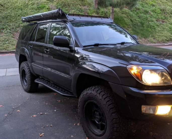 Cali Raised Step Edition Rock Sliders For 4Runner (2003-2009)