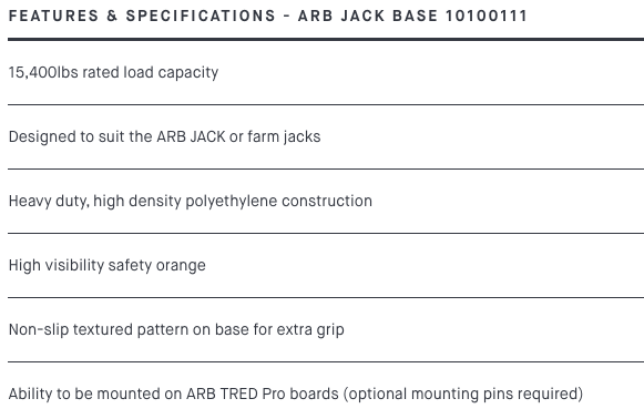ARB Hydraulic Jack