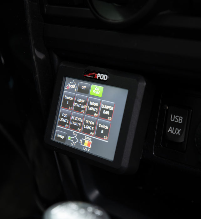 sPOD BantamX w/ Touchscreen: Universal (Full Kit w/ 36" Battery Cables)