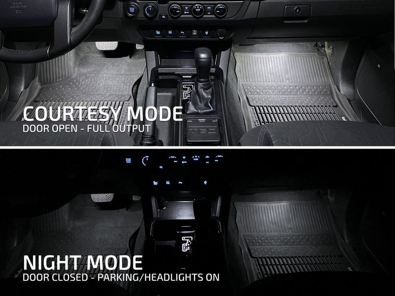 VLEDS Footwell LED Kit Dual Output For 4Runner (2010-2024)