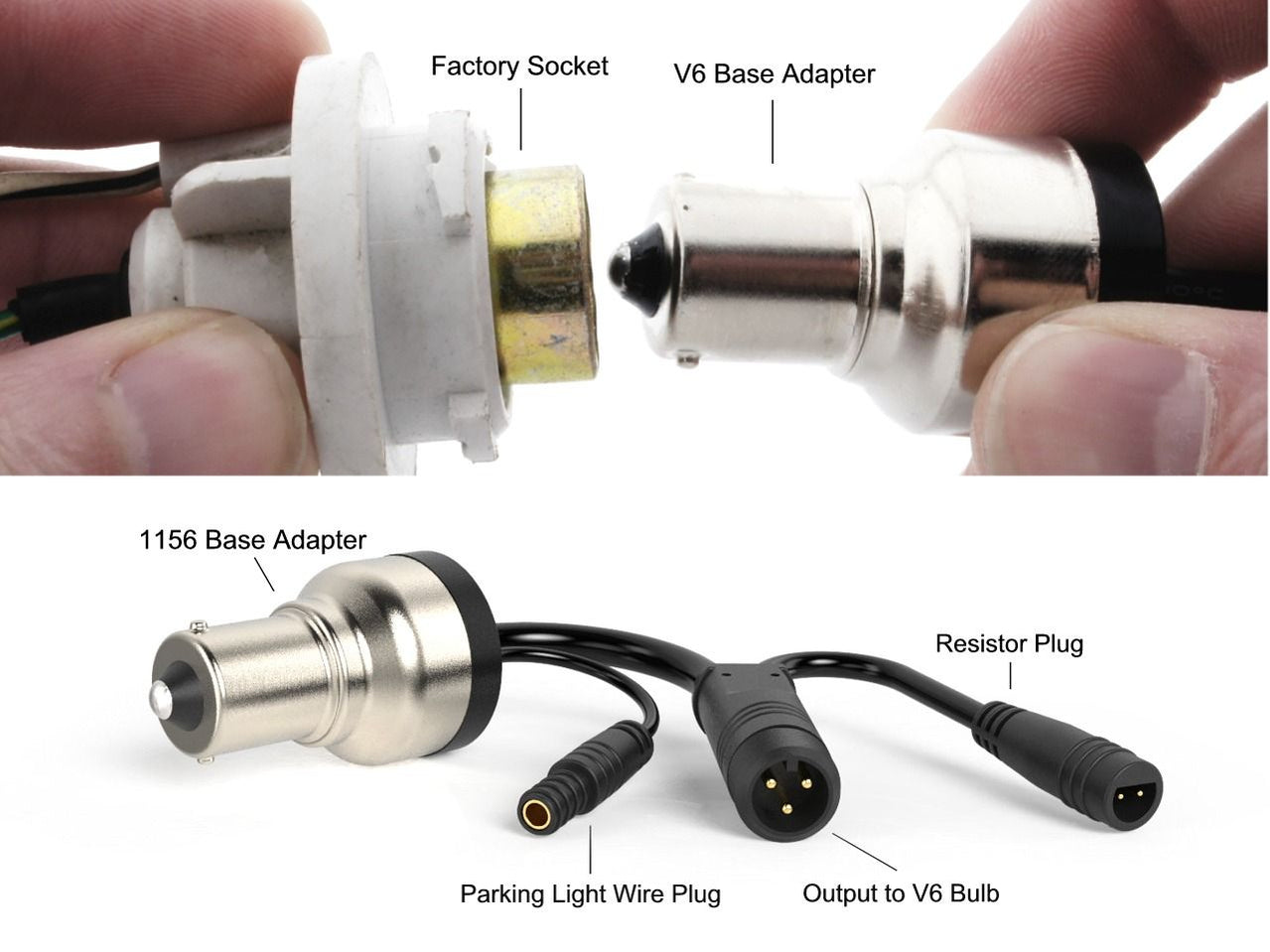 VLEDS V6 Extreme White/Amber Switchback Turn Signals + Hyperflash Kit ...