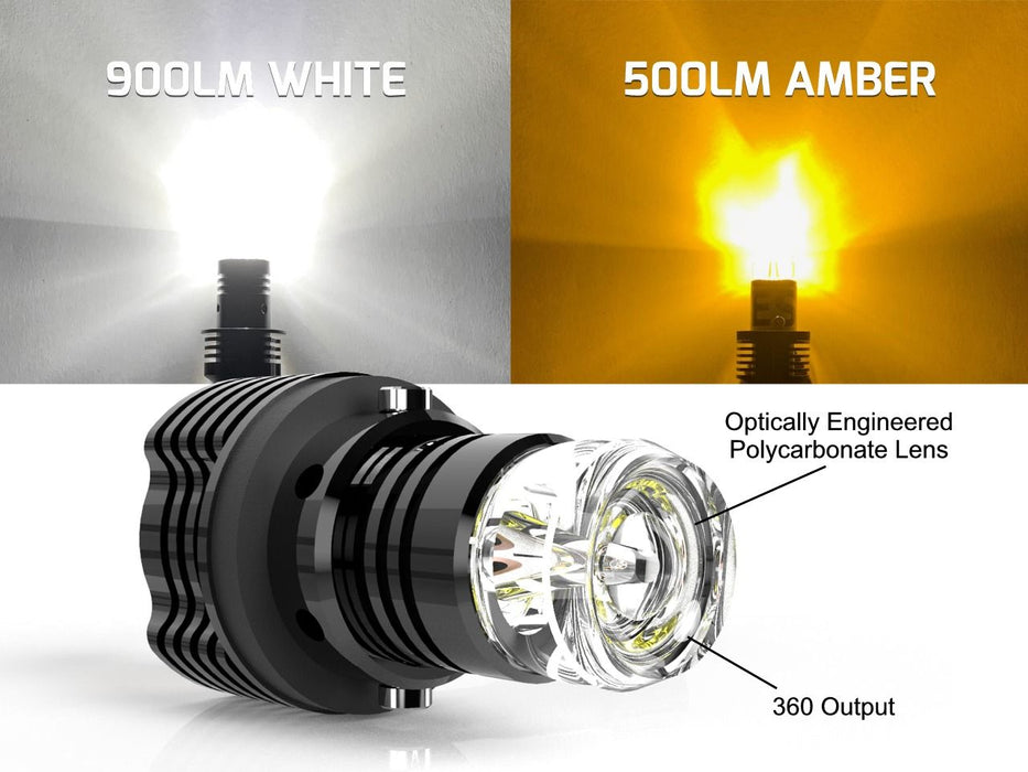 VLEDS V6 Triton White/Amber Switchback + Hyperflash Kit For 4Runner (2014-2024)