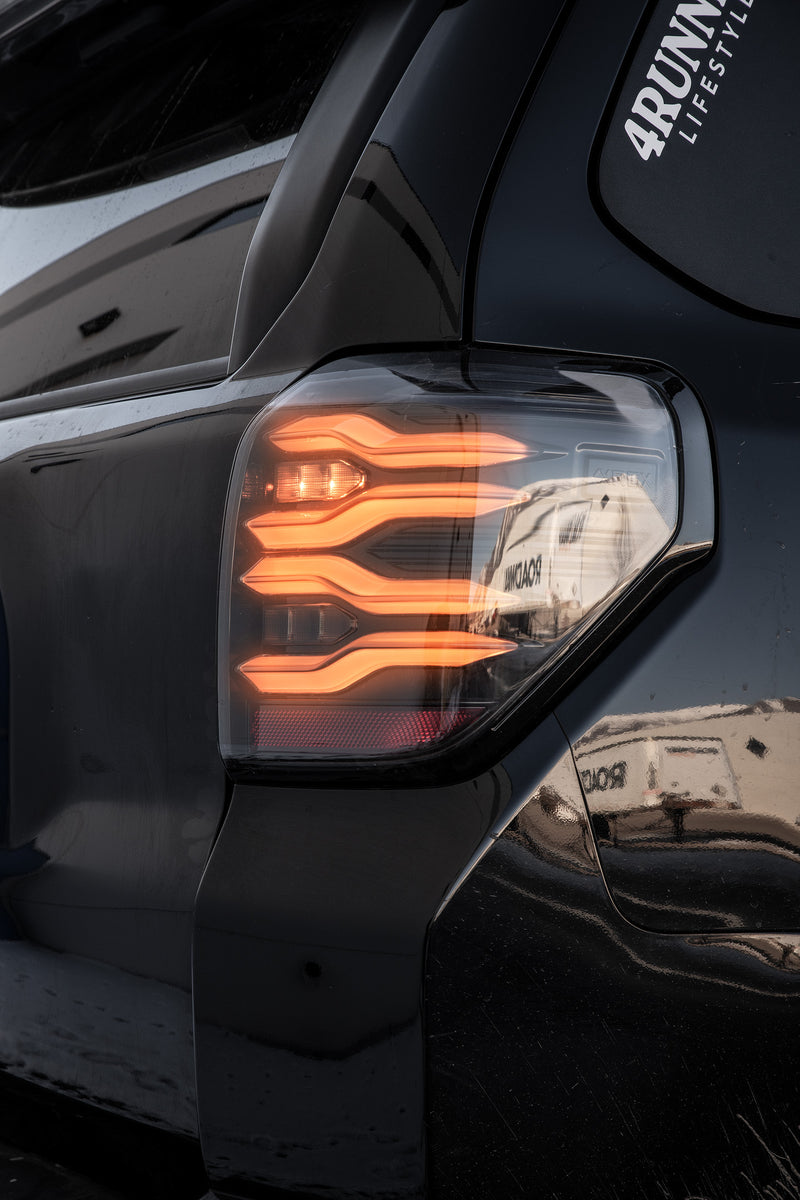 AlphaRex LUXX-Series Alpha Black LED Tail Lights For 4Runner (2010-2024)