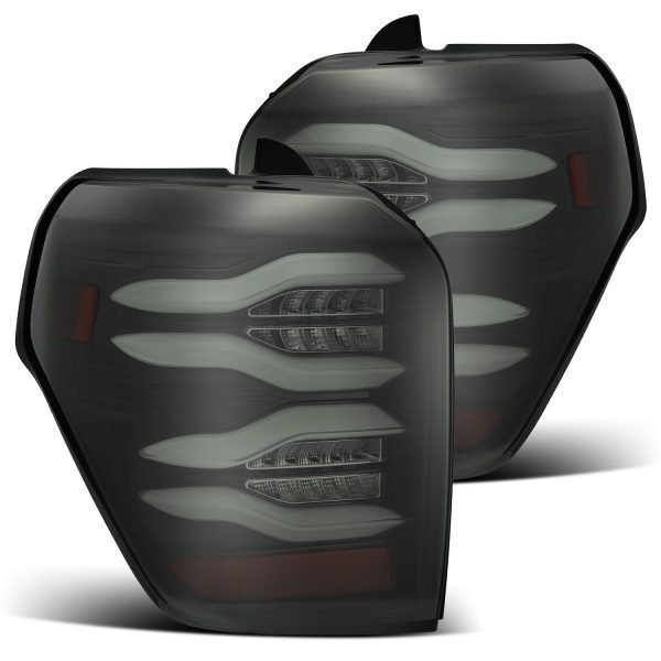 AlphaRex PRO-Series Jet Black LED Tail Lights For 4Runner (2010