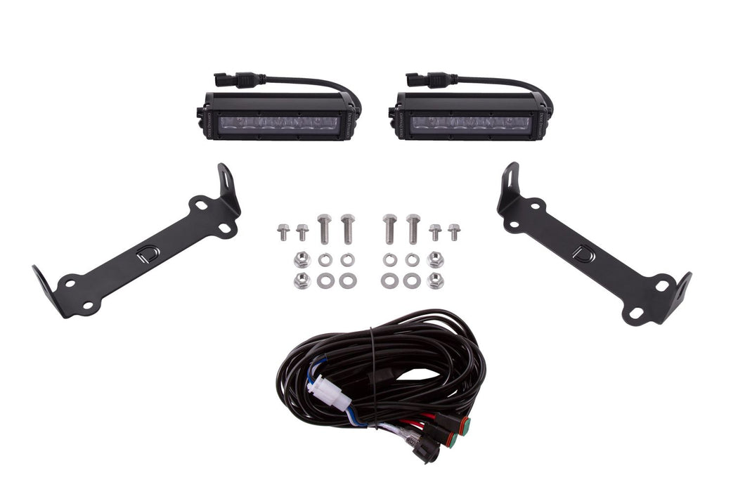 Diode Dynamics Stage Series Upper Grille Hidden Light Bar Kit For 4Runner (2014-2023)